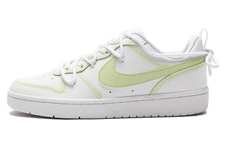 Кроссовки Nike Court Borough Skateboarding Shoes Women's Low-top White/green/yellow, светло-зеленый