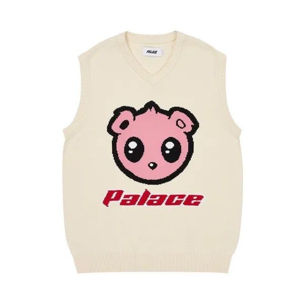 Жилет Palace Kawaii Vest Knit, цвет Soft White
