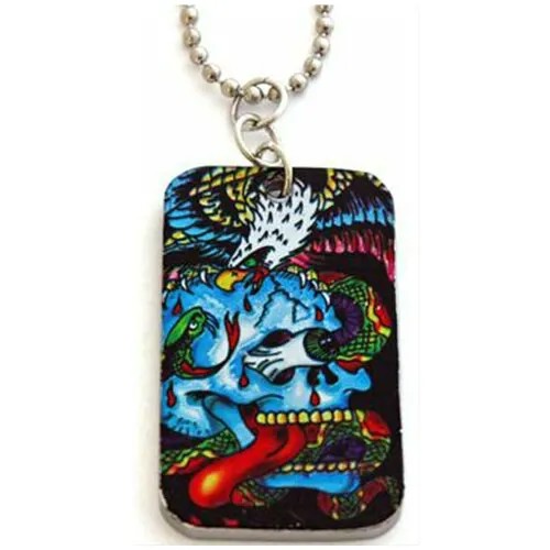 Цепь с кулоном бренда Ed Hardy by Christian Audigier