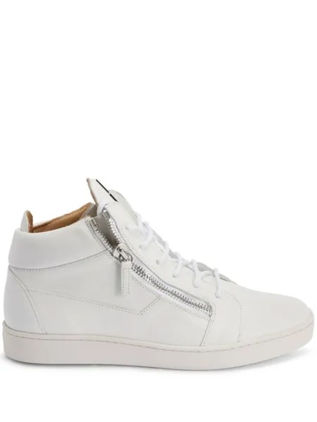 Giuseppe Zanotti кеды Kriss с логотипом, белый