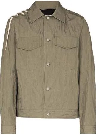 Craig Green куртка-рубашка со шнуровкой
