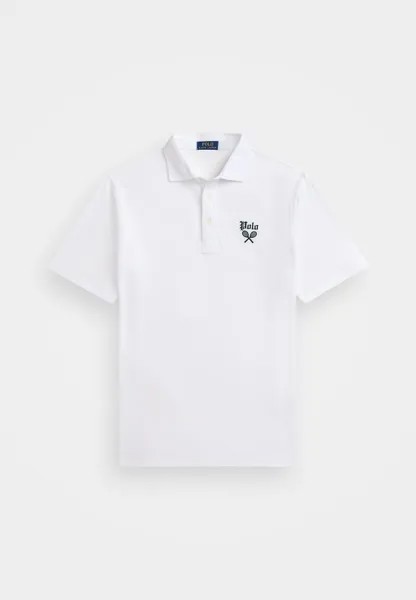 Рубашка поло CLASSIC FIT TENNIS CREST MESH POLO SHIRT Ralph Lauren, белый