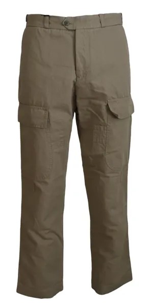 Брюки PT TORINO Коричневые хлопковые мужские повседневные брюки-карго IT48/W34/M Рекомендуемая цена: 360 долларов США