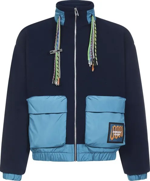 Куртка Ambush Multicord Fleece Pocket Jacket 'Navy Blue', синий