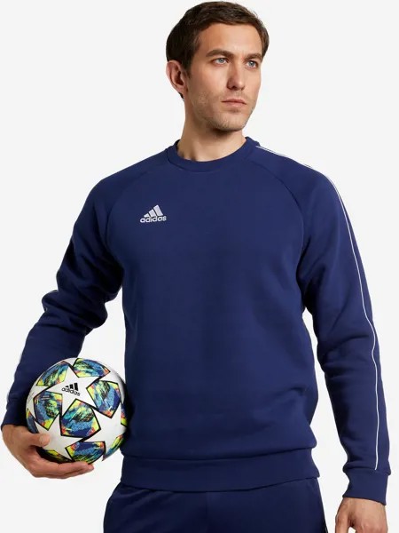 Джемпер футбольный мужской adidas Core 19, Синий