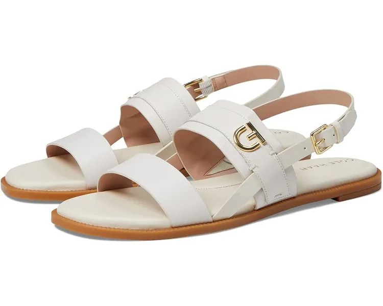 Сандалии Cole Haan Charlotte Flat Sandal, цвет Ivory Leather