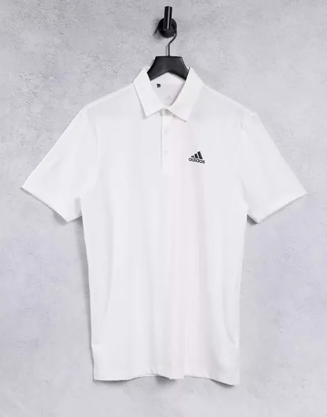 Белая рубашка поло adidas Golf Ultimate 365
