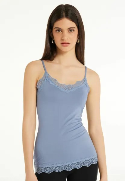 Топ V-NECK Tezenis, цвет hellblau faded blue