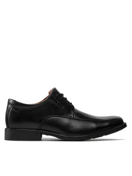 Полуботинки Tilden Walk Clarks, черный