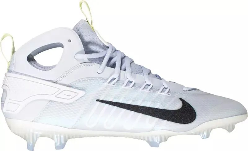 Бутсы для лакросса Nike Alpha Huarache 9 Elite Mid SE, серый/черный