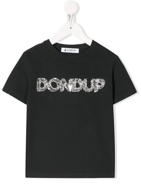DONDUP KIDS футболка с круглым вырезом и логотипом