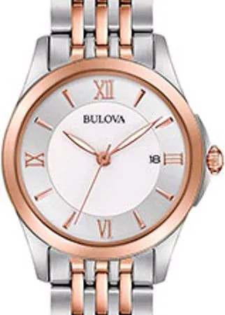 Японские наручные  женские часы Bulova 98M125. Коллекция Classic