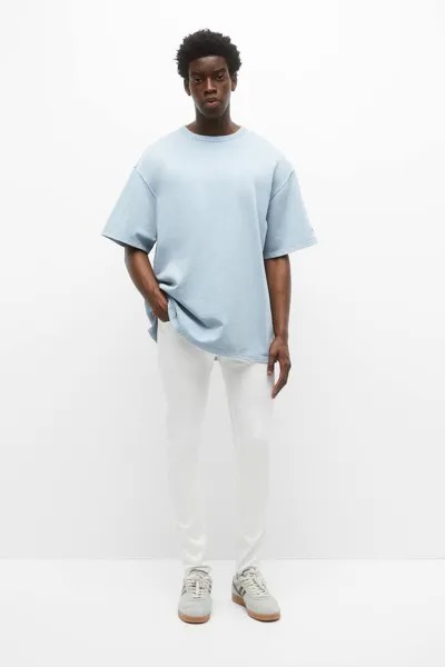 Базовые джинсы скинни Pull&Bear, белый