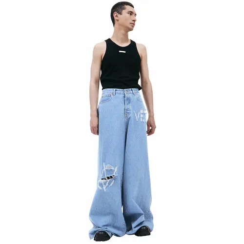 Джинсы Vetements, размер 32, голубой