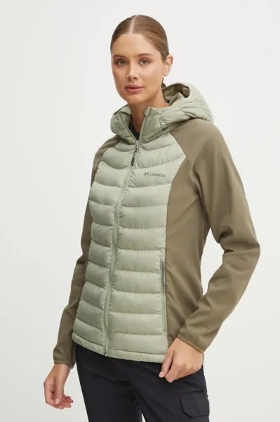 Спортивная куртка Powder Lite Hybrid Columbia, зеленый