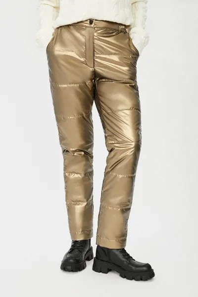 Брюки женские Baon B091509 золотистые 2XL