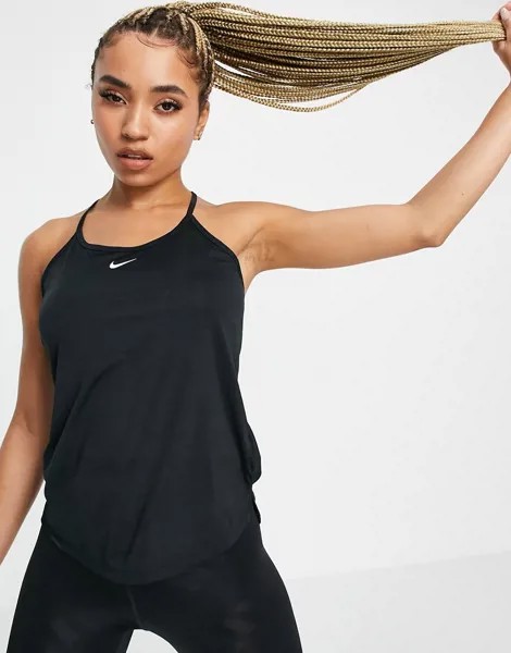 Черный топ Nike Pro Training-Черный цвет
