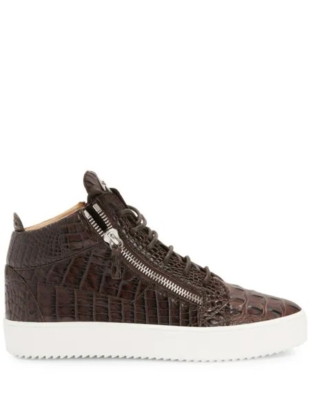 Giuseppe Zanotti кеды Kriss, коричневый