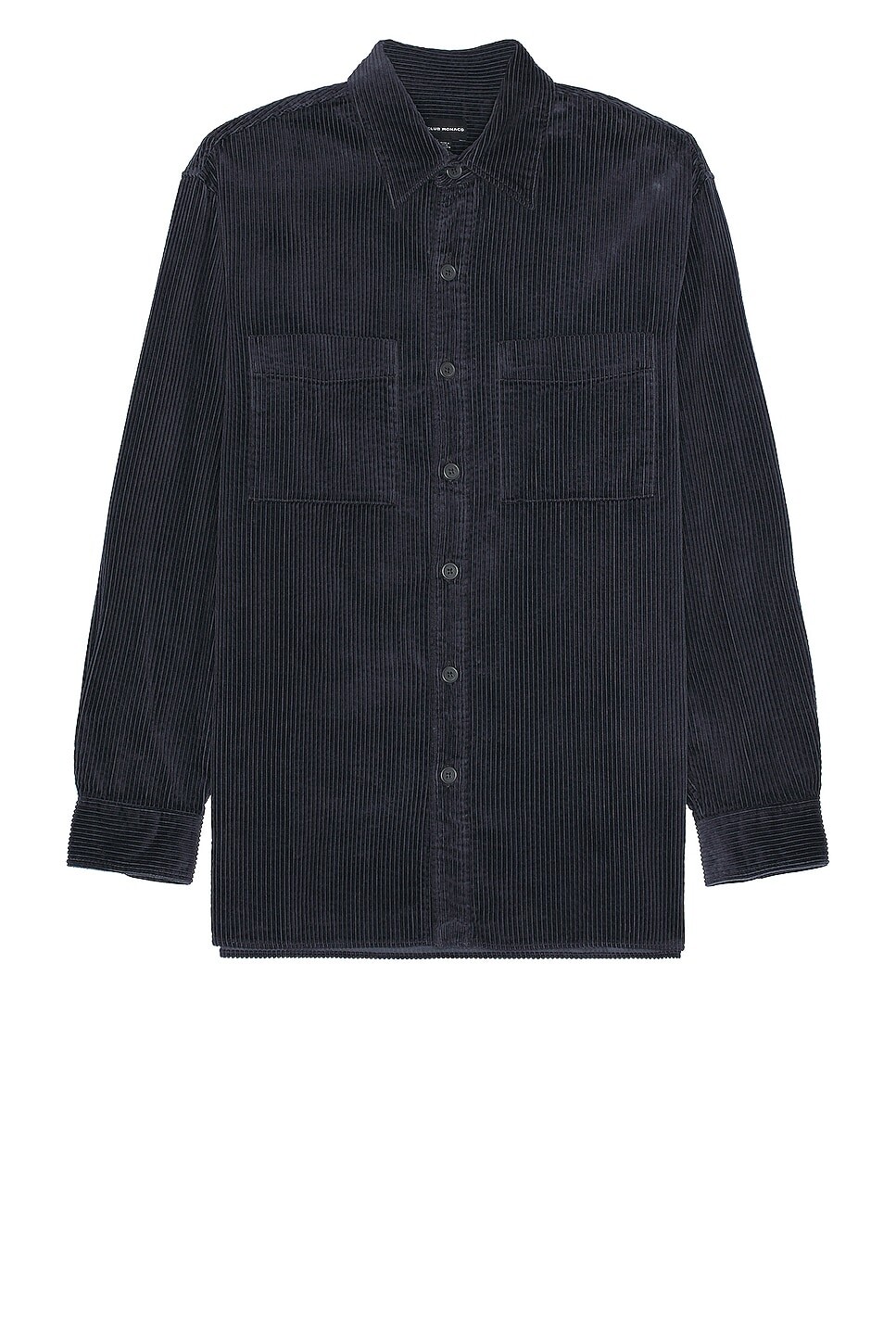 Рубашка Club Monaco Wide Wale Corduroy Long Sleeve, синий