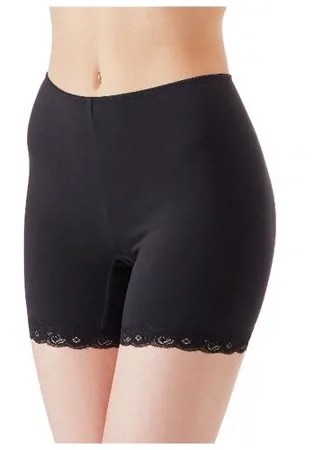 Lowry Трусы панталоны с кружевом, размер XXL, черный