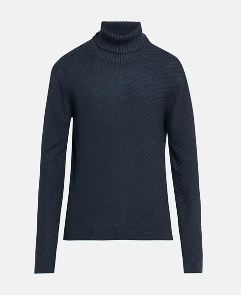Пуловер с высоким воротником Armani Exchange, темно-синий
