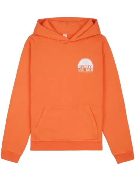 Sporty & Rich худи Racquet Club, оранжевый