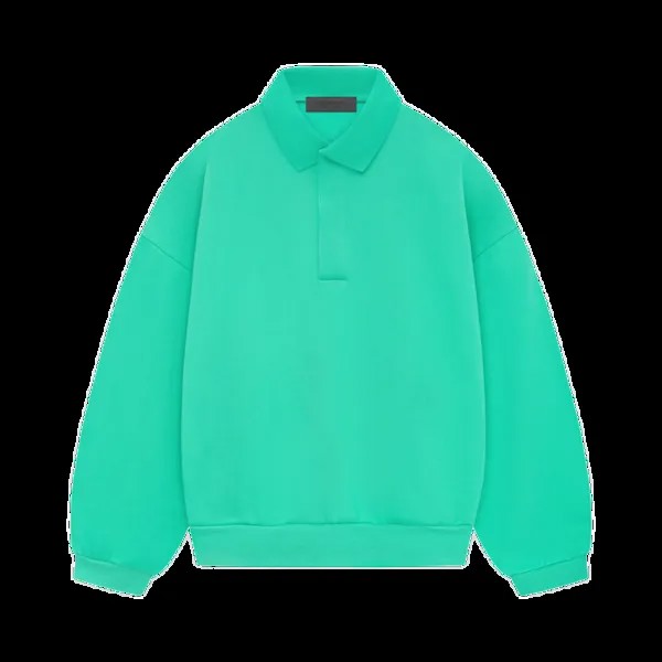 Поло Fear Of God Essentials Fear of God Essentials Long-Sleeve 'Mint Leaf', зеленый