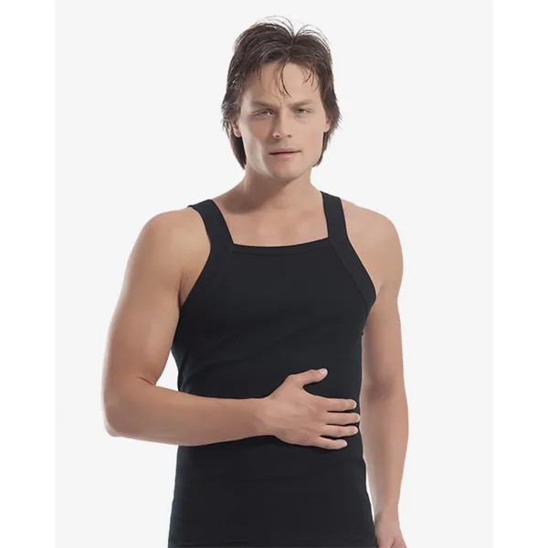 Майка мужская 1029 0ztas черная 2XL