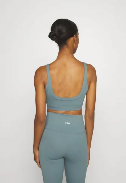 Спортивный бюстгальтер средней поддержки NIMBLE BRA ICANIWILL, цвет steel blue