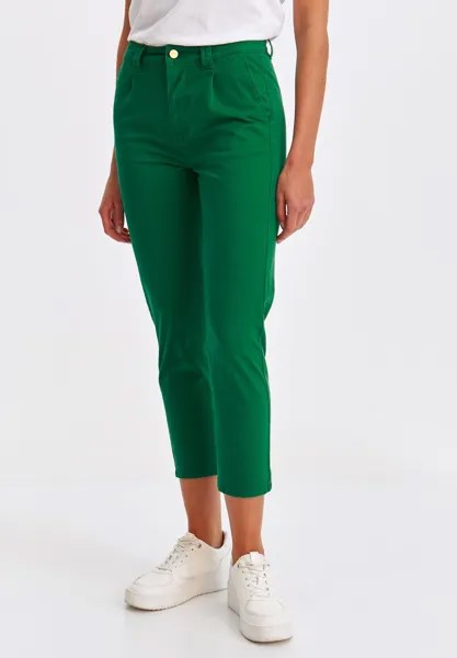 Тканевые брюки Top Secret, зеленый