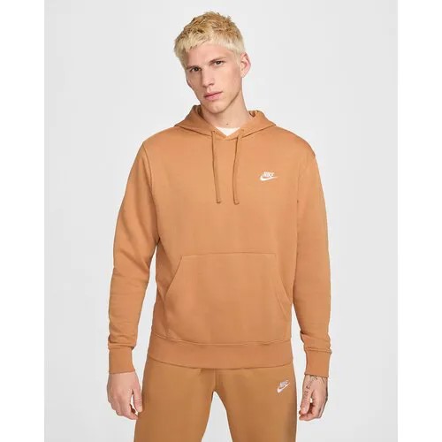 Худи спортивное NIKE Sportswear Club, размер M, , светло-коричневый