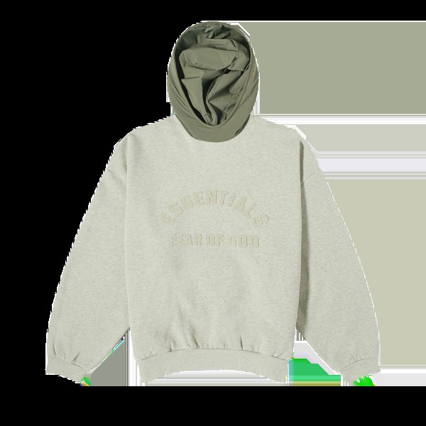 Худи Fear Of God Essentials Fear of God Essentials Nylon Fleece 'Dark Heather Oatmeal/Ink', серый
