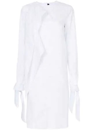 Calvin Klein 205W39nyc асимметричное полосатое платье