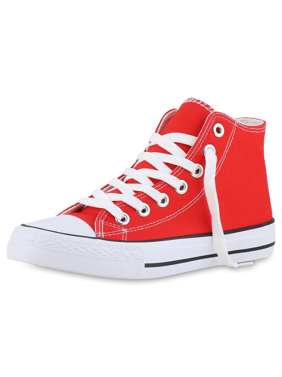 Кроссовки Van Hill High-Top Sneakers Allison, красный