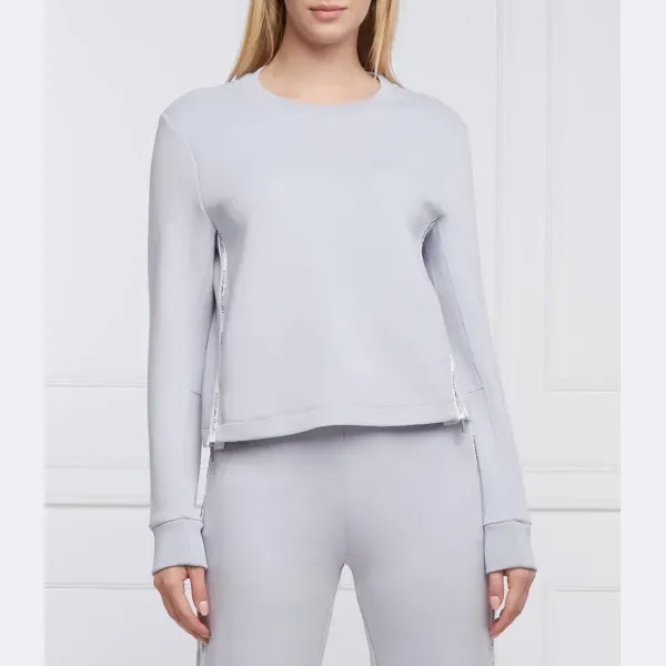 Укороченная толстовка Emporio Armani, синий