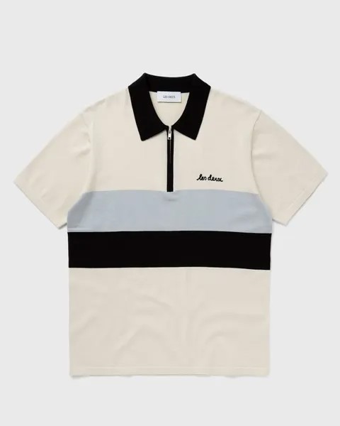 Поло Les Deux Raul Knitted Polo, цвет ivory/black