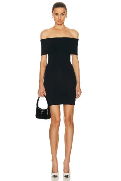 Платье мини Wardrobe.Nyc Off The Shoulder, черный