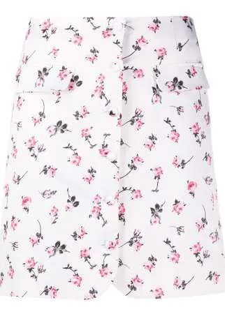 Brognano юбка А-силуэта с цветочным принтом