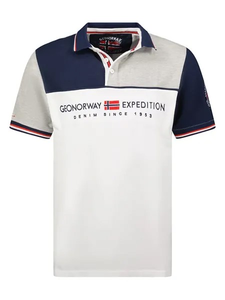 Футболка поло Geographical Norway, белый