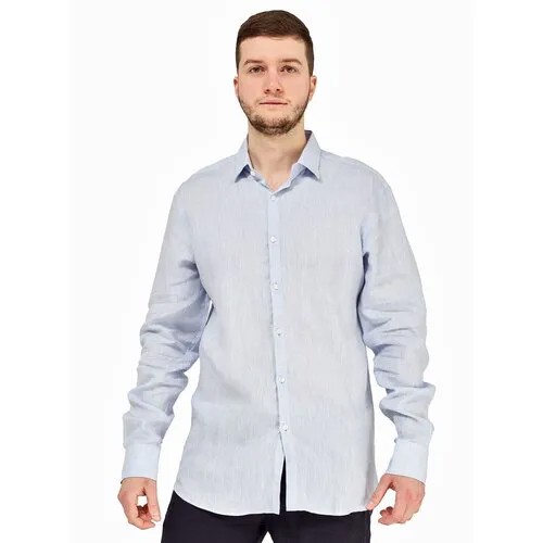 Рубашка Karl Lagerfeld, размер 48/50, голубой