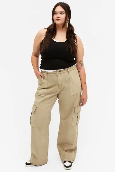 Джинсы женские Monki 1134889003 бежевые 27 (доставка из-за рубежа)