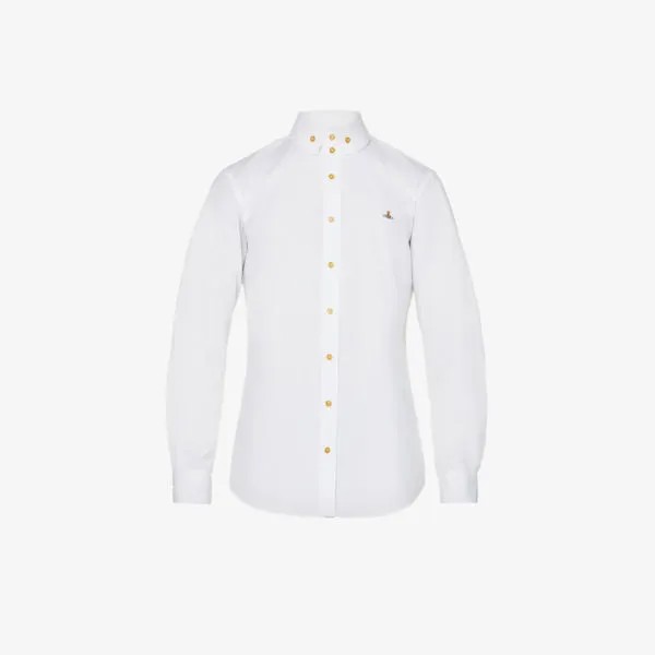 Рубашка Krall из органического хлопка с вышитым логотипом Vivienne Westwood, белый