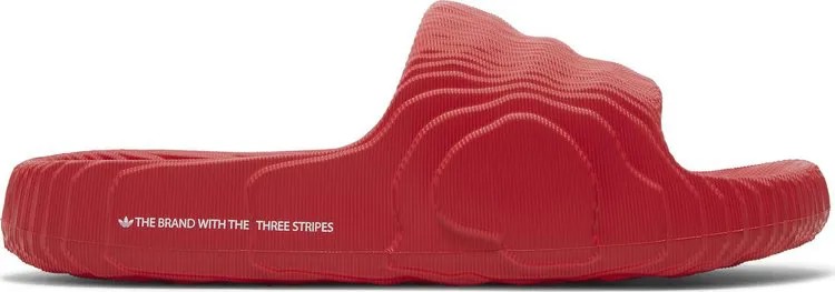 Кроссовки Adilette 22 Slides 'Scarlet', красный