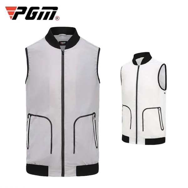 Мужская одежда для гольфа PGM, ветровка, спортивный жилет, тренировочные пальто, ветрозащитная одежда без рукавов YF364, оптовая продажа