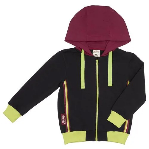 Толстовка lucky child размер 30 (104-110), серый