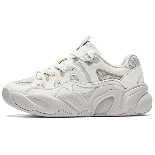 Кроссовки ANTA Chunky Sneakers Women's Low-top, белый/серый