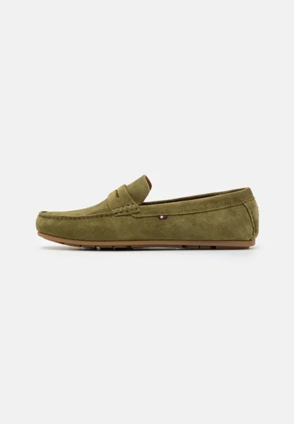 Лоферы Casual Driver Tommy Hilfiger, цвет mash green