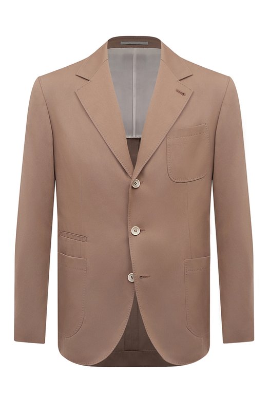 Хлопковый пиджак Brunello Cucinelli