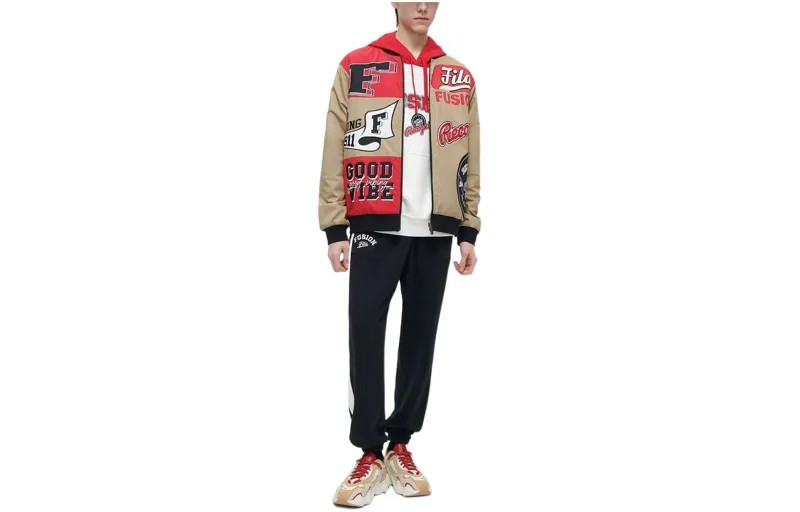 Мужская бейсбольная майка FILA, цвет Dark sauce brown