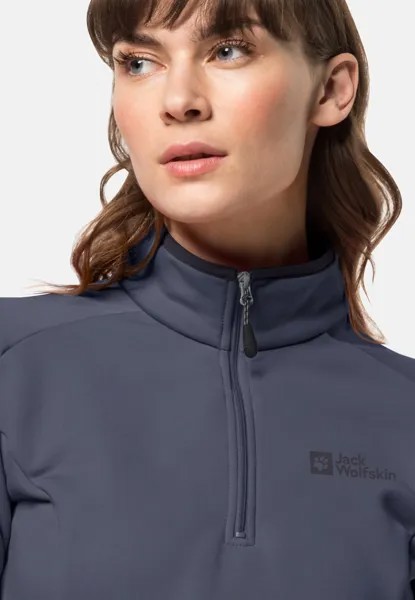 Флисовый свитер BAISELBERG HZ W Jack Wolfskin, серый